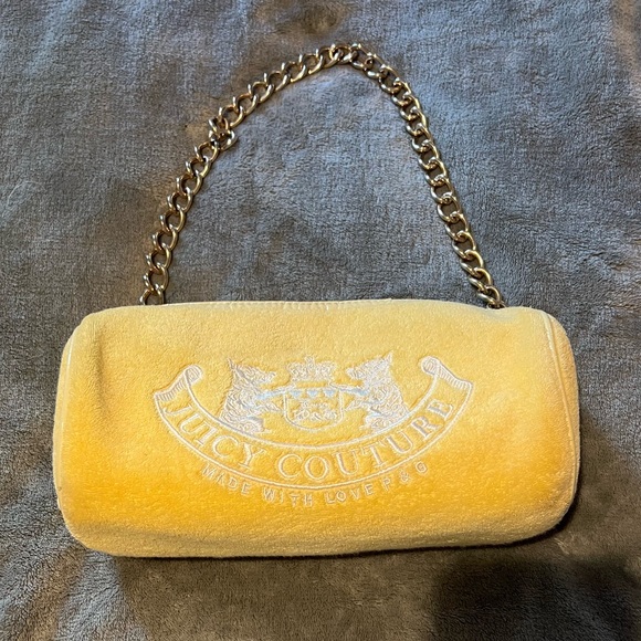 Juicy Couture Handbags - Juicy Couture yellow barrel bag
